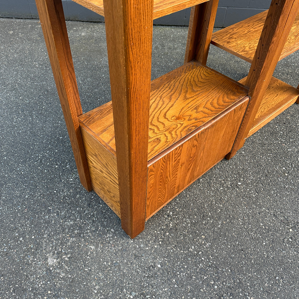 Vintage Oak Shelving Units from 1980s