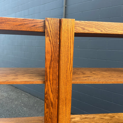 Vintage Oak Shelving Units from 1980s