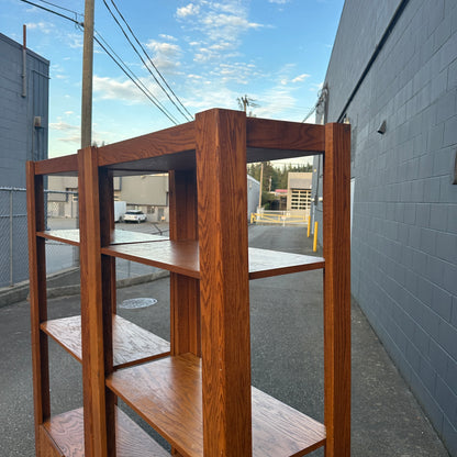 Vintage Oak Shelving Units from 1980s