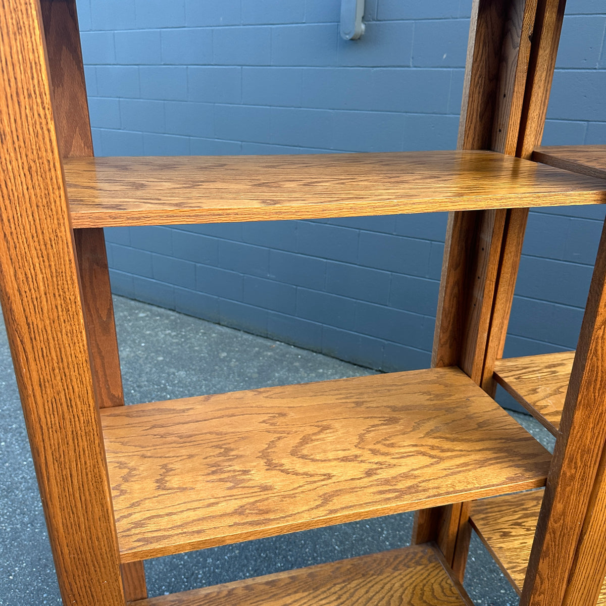 Vintage Oak Shelving Units from 1980s