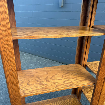 Vintage Oak Shelving Units from 1980s