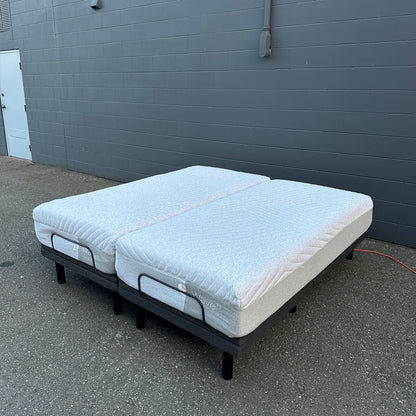 Casper Wave Hybrid Split King Adjustable Bed - Complete Set