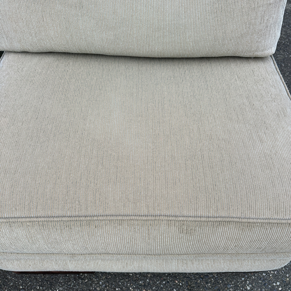 Cream Nailhead Accent Chairs (x2)