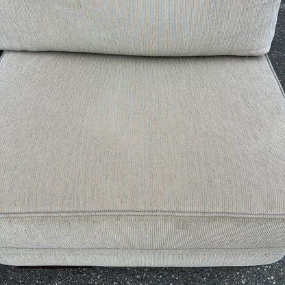 Cream Nailhead Accent Chairs (x2)