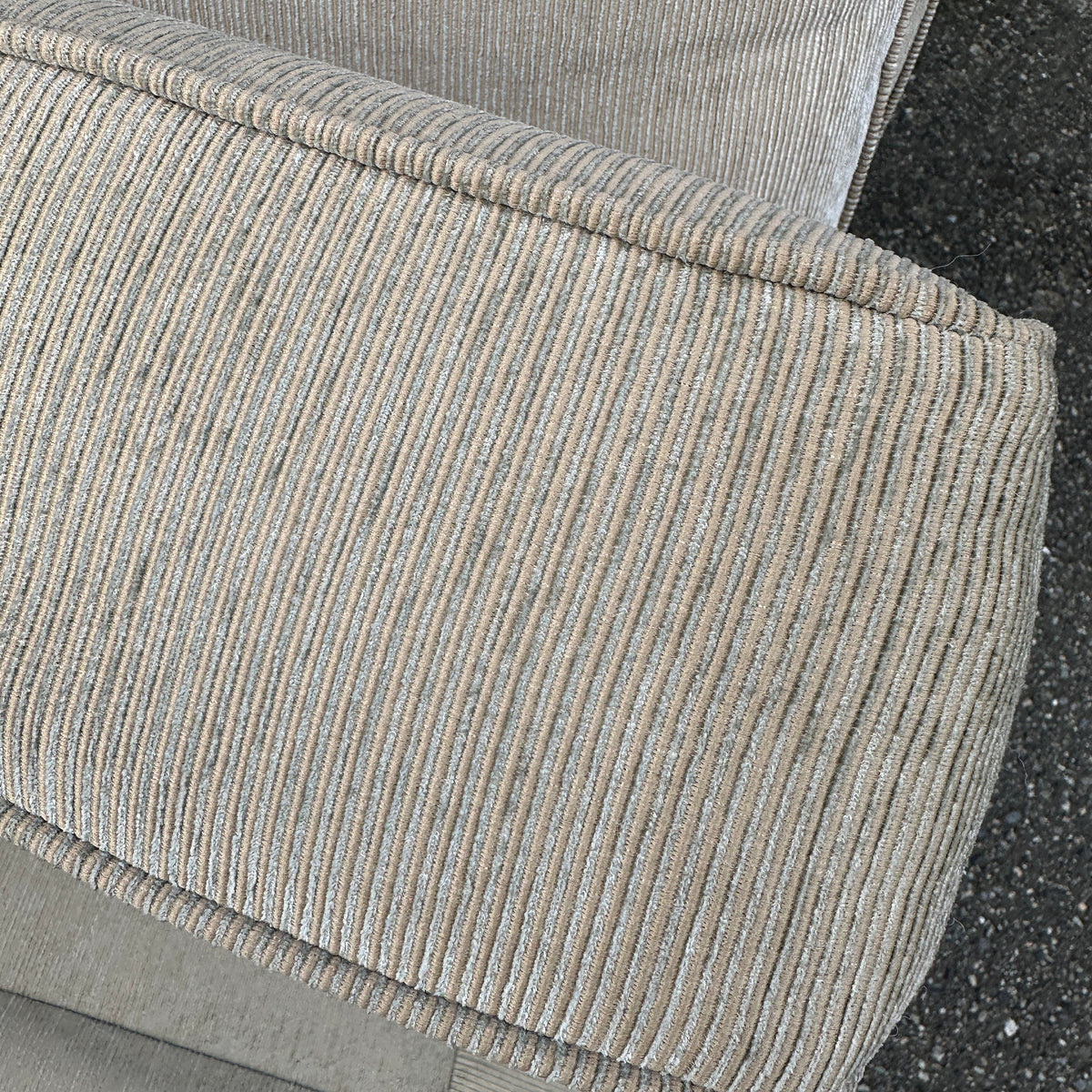 Cream Nailhead Accent Chairs (x2)