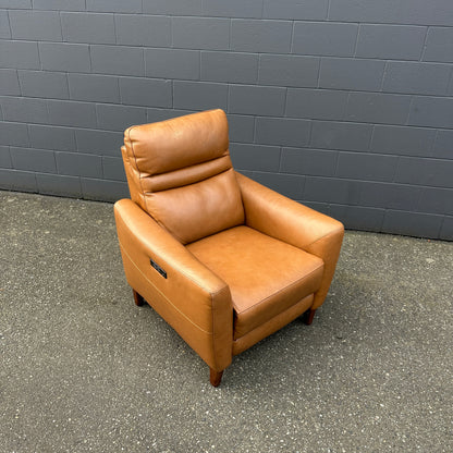 Aiden & Ivy Leather Power Recliner with Headrest