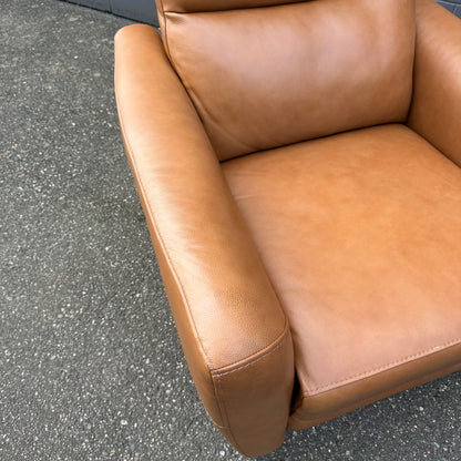 Aiden & Ivy Leather Power Recliner with Headrest