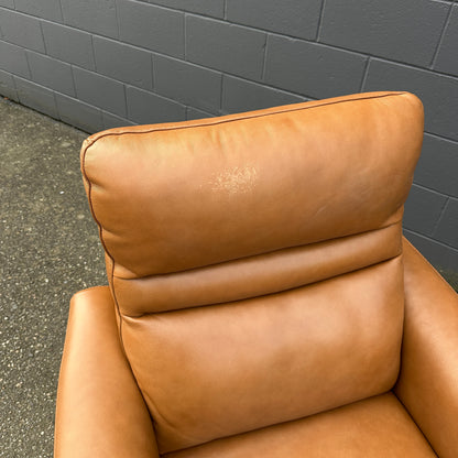 Aiden & Ivy Leather Power Recliner with Headrest