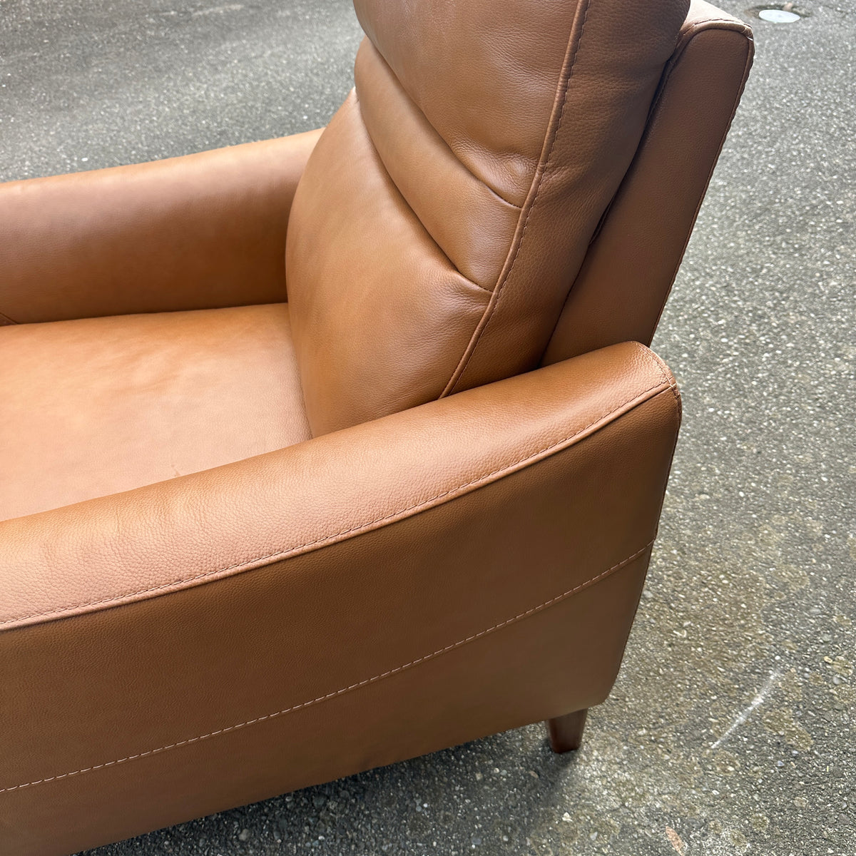 Aiden & Ivy Leather Power Recliner with Headrest