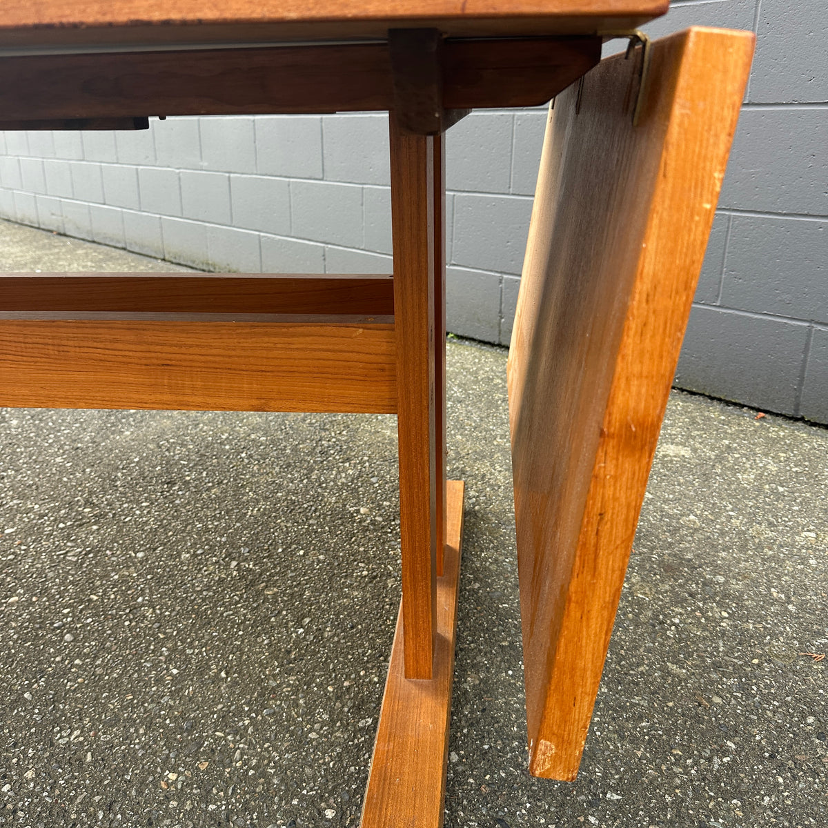 Rare MCM Danish Teak & Tile Dining Table – Poul H. Poulsen for Gangsø Møbler