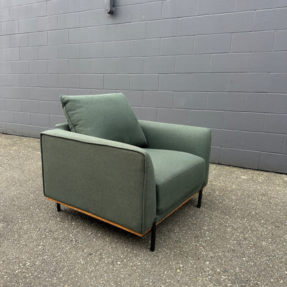 Hammer Dark Green Accent Chair