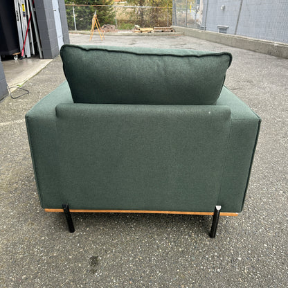 Hammer Dark Green Accent Chair