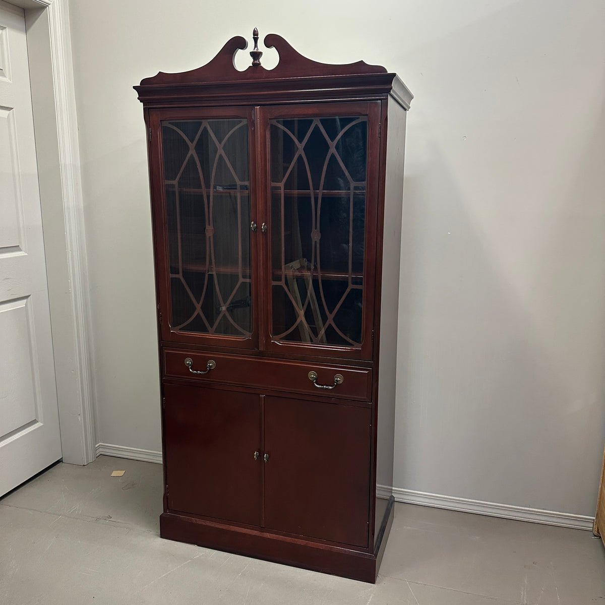 Georgian Vintage Mahogany Display Cabinet