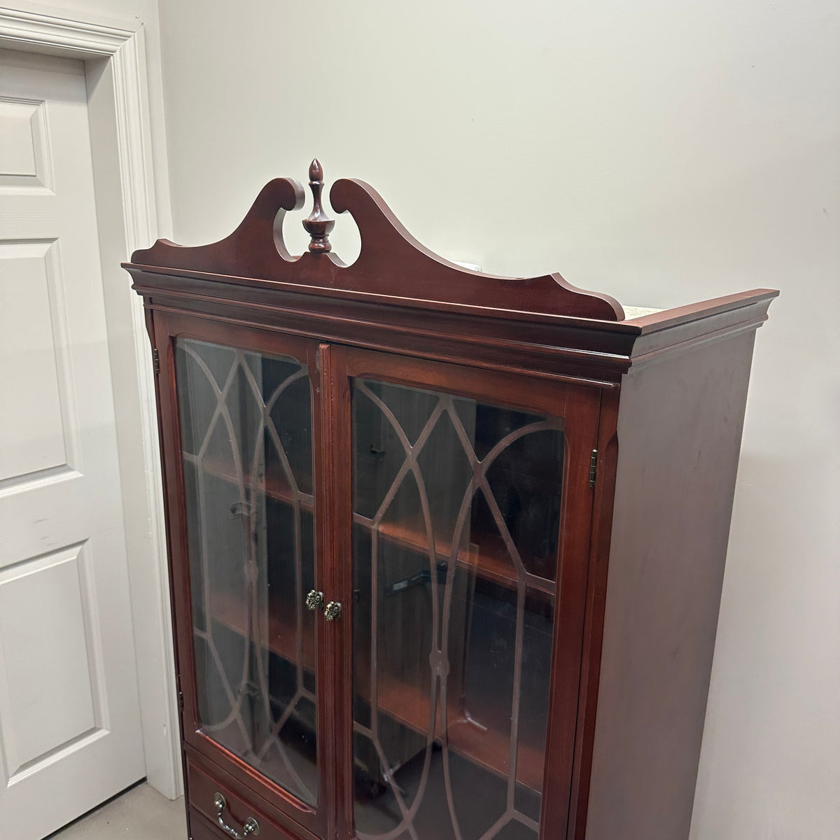 Georgian Vintage Mahogany Display Cabinet