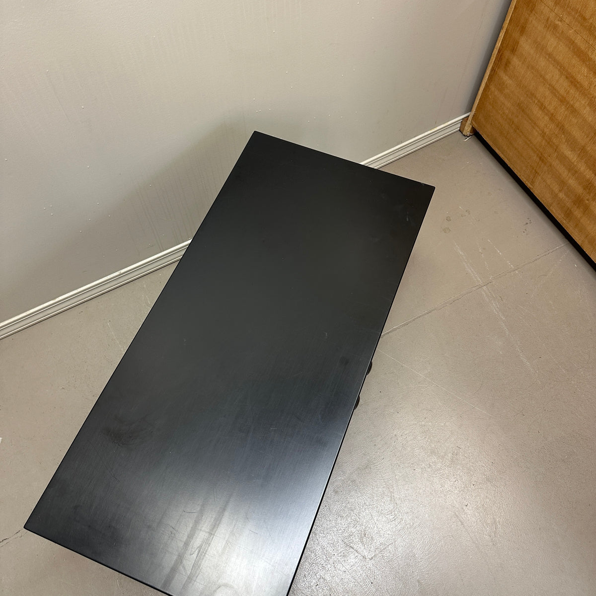 Black Storage Cabinet/Bench