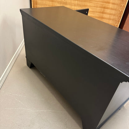 Black Storage Cabinet/Bench