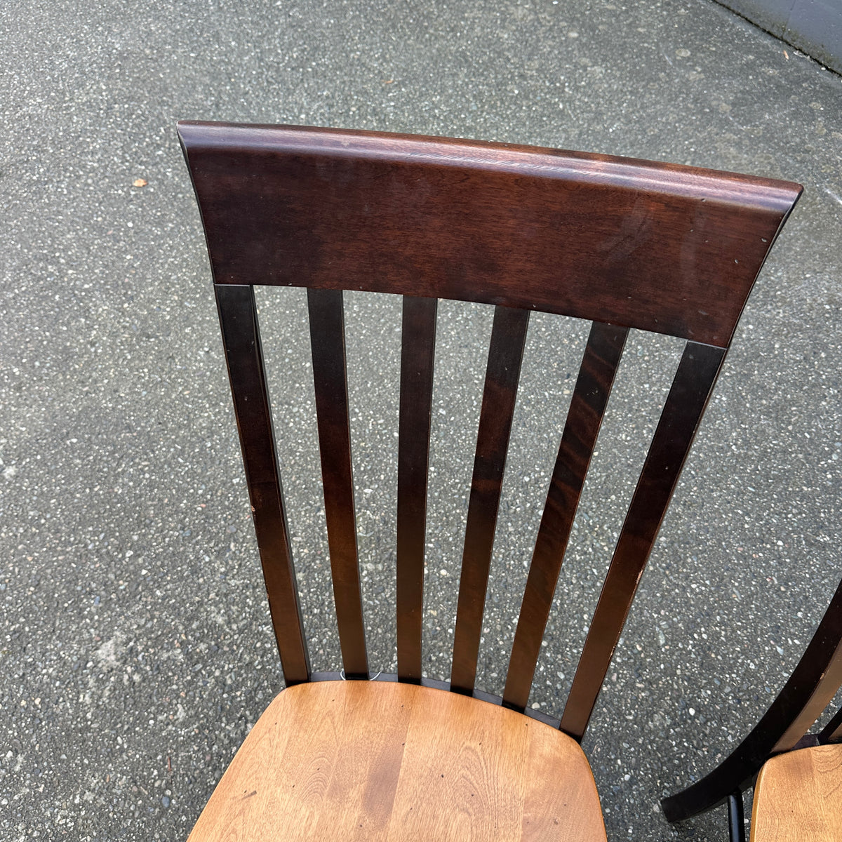 Canadel Solid Wood Dining Chairs (x4)