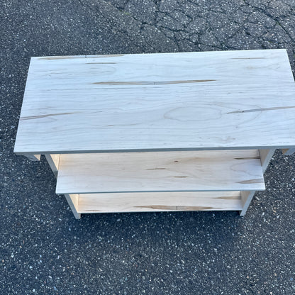 Solid Maple Shoe Rack - Locally Built