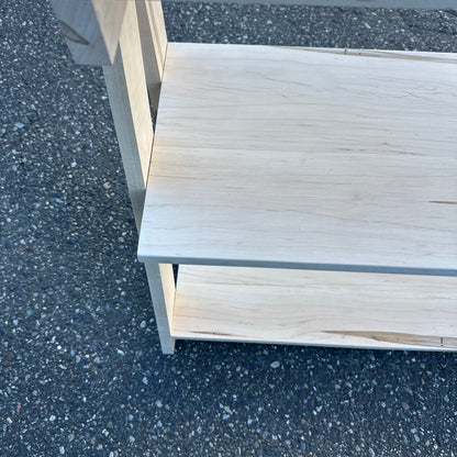 Solid Maple Shoe Rack - Locally Built