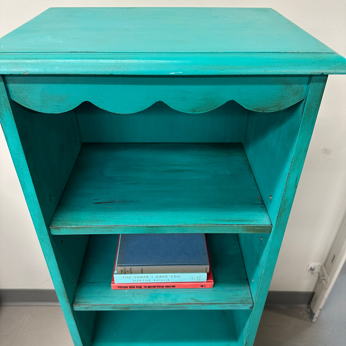 Turquoise Tall Little Cabinet