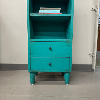 Turquoise Tall Little Cabinet
