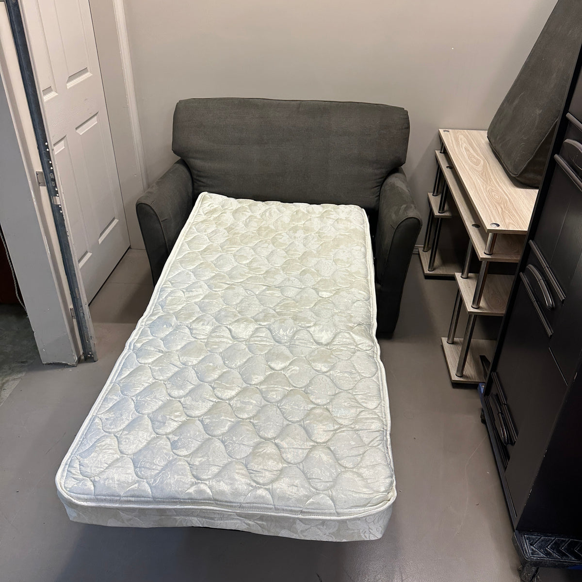 Grey Twin Sleeper Couch