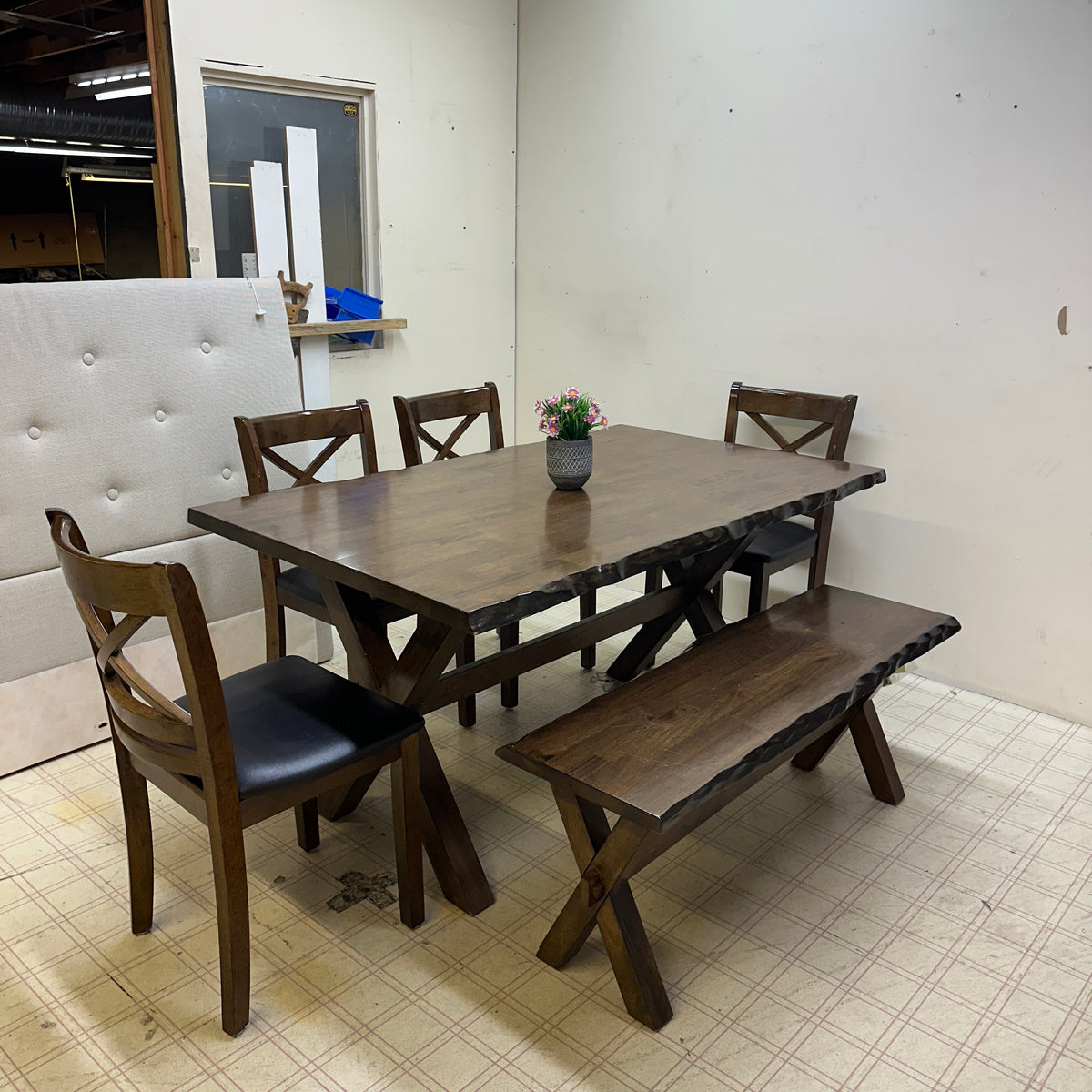 Pandora Asian Hardwood Dining Set