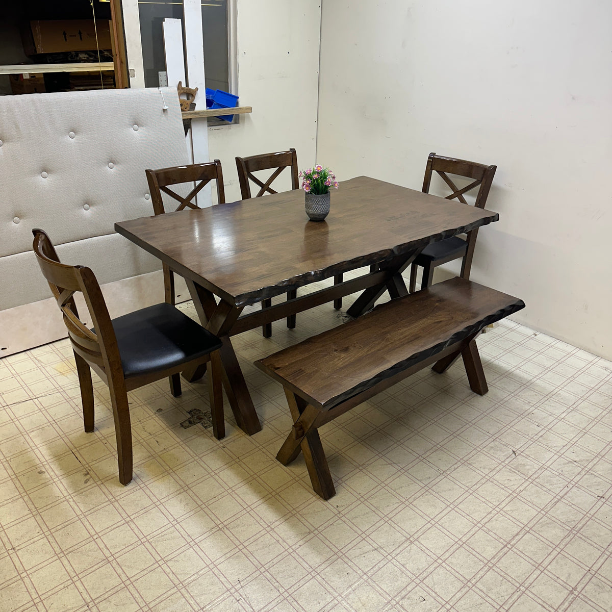 Pandora Asian Hardwood Dining Set
