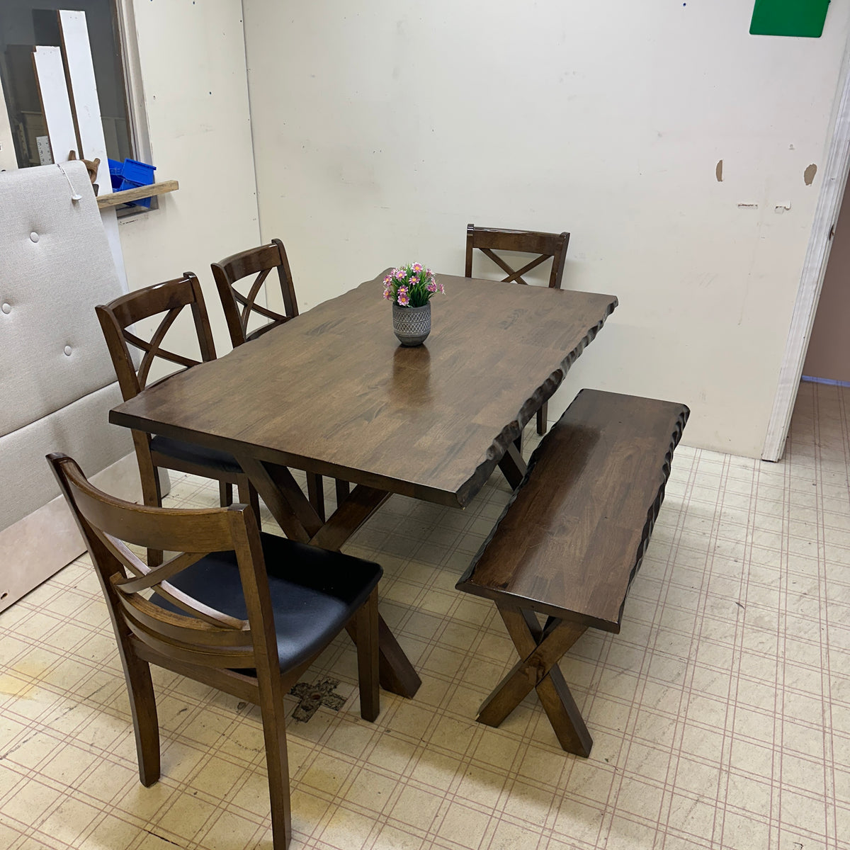 Pandora Asian Hardwood Dining Set