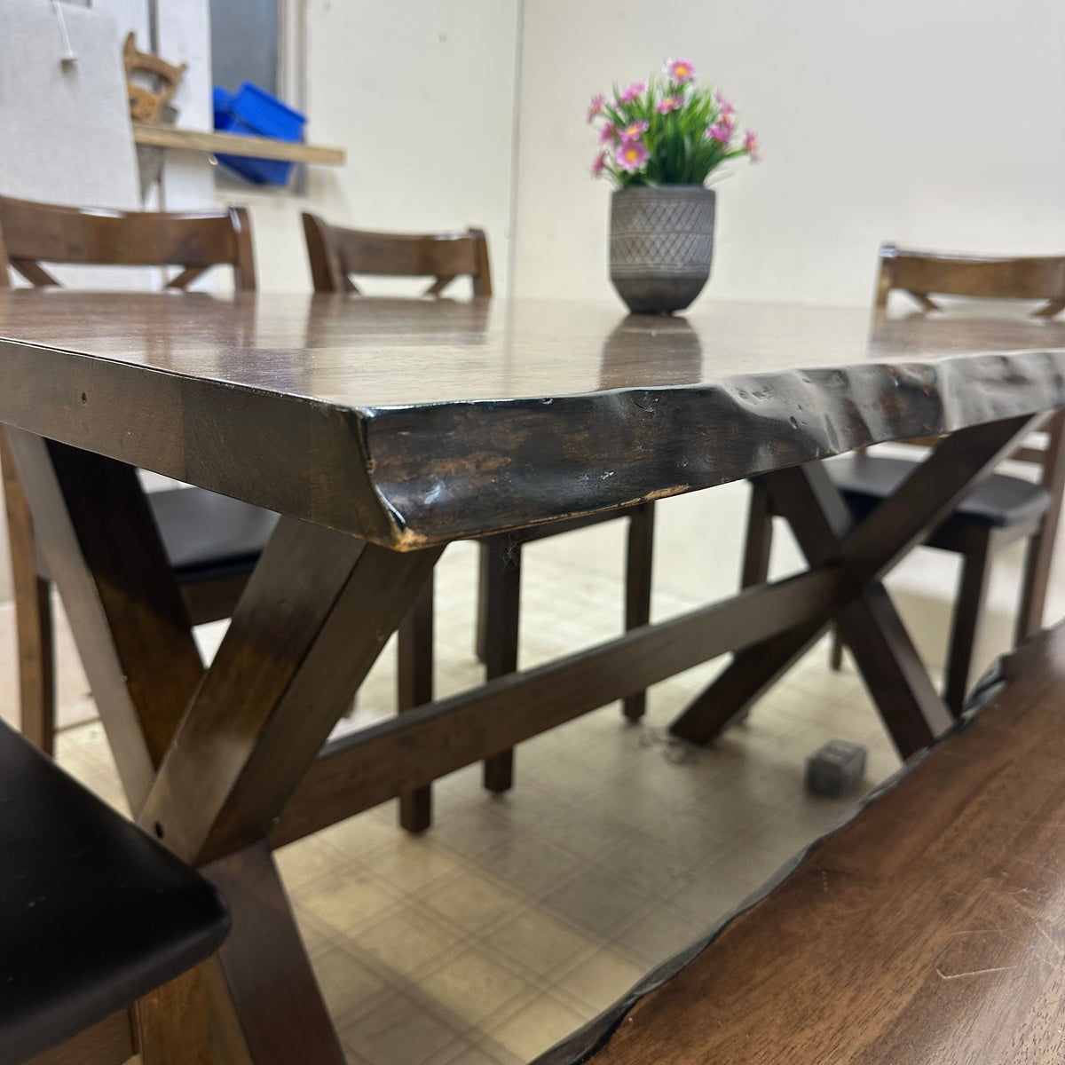 Pandora Asian Hardwood Dining Set