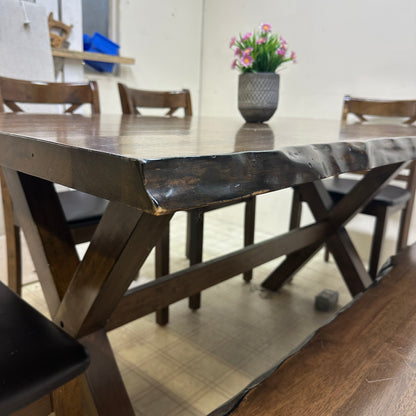 Pandora Asian Hardwood Dining Set