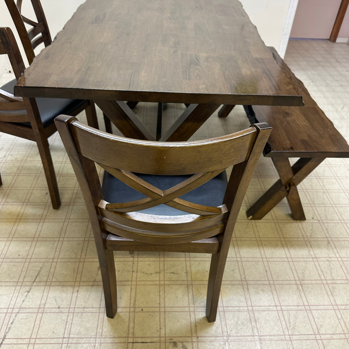 Pandora Asian Hardwood Dining Set