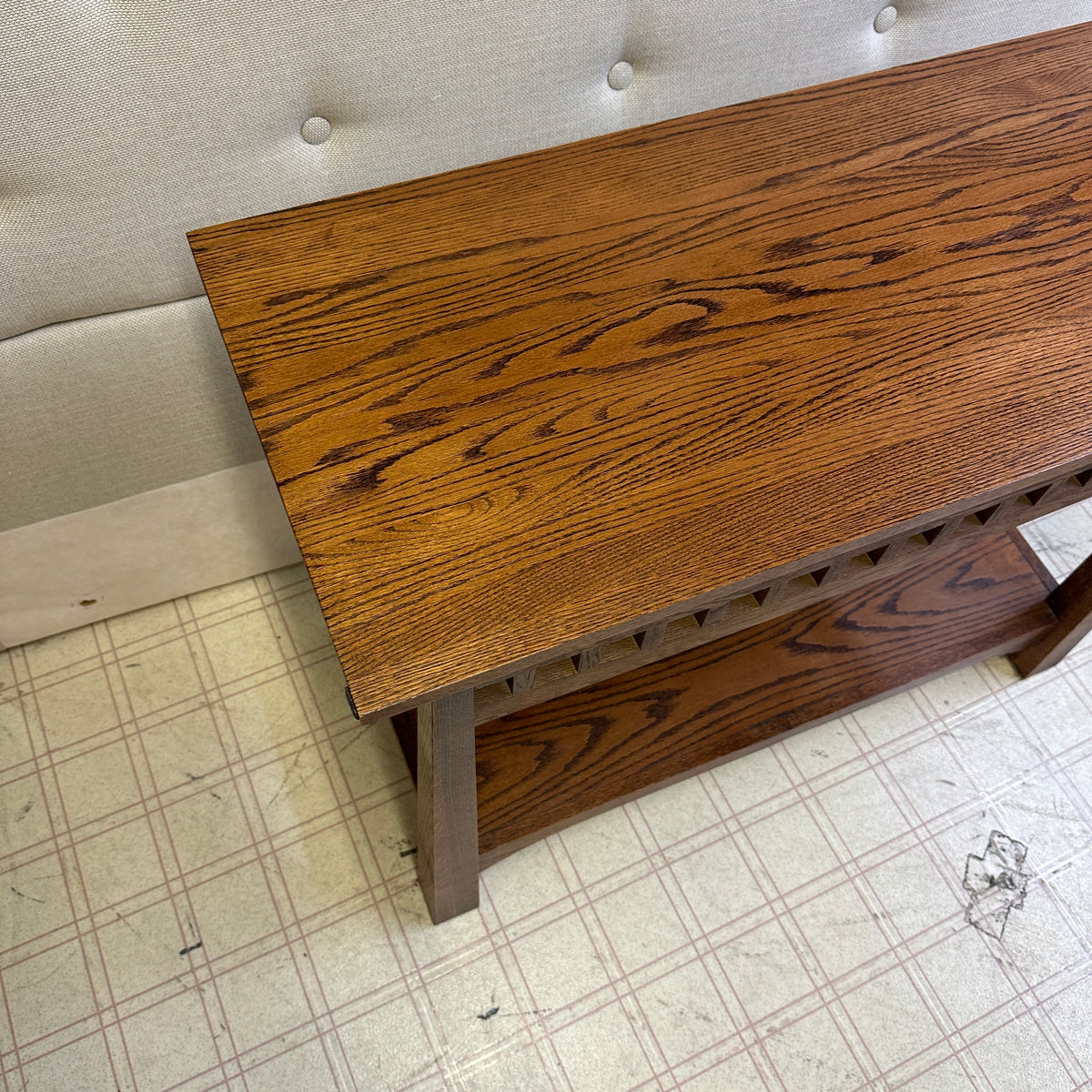 Solid Oak Console Table