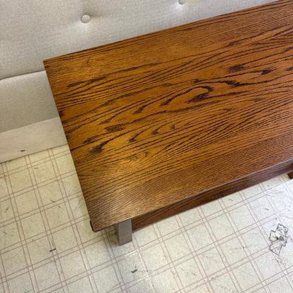 Solid Oak Console Table