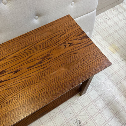Solid Oak Console Table