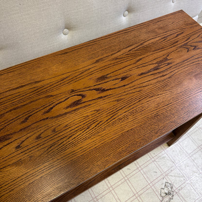 Solid Oak Console Table