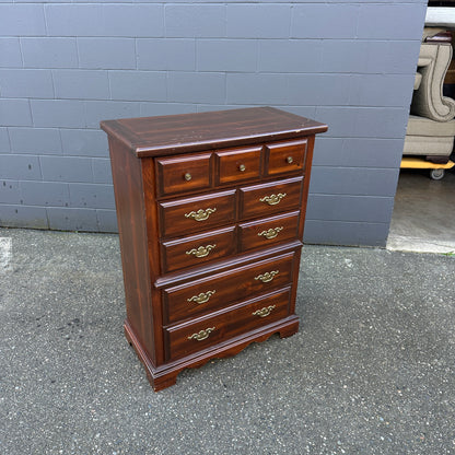 Vintage Palliser 5 Drawers Highboy Dresser