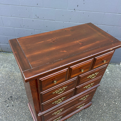 Vintage Palliser 5 Drawers Highboy Dresser