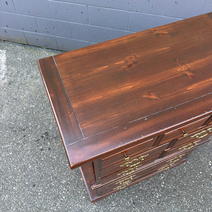 Vintage Palliser 5 Drawers Highboy Dresser