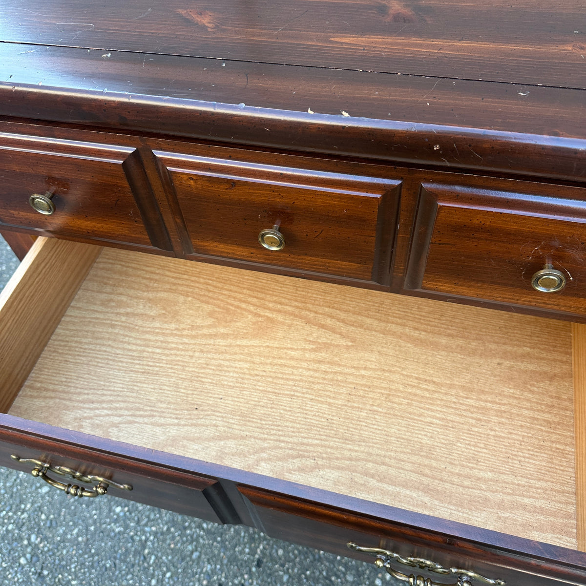 Vintage Palliser 5 Drawers Highboy Dresser