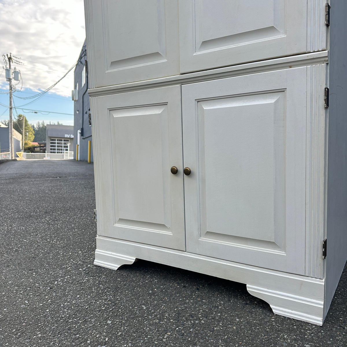 White Storage Cabinet