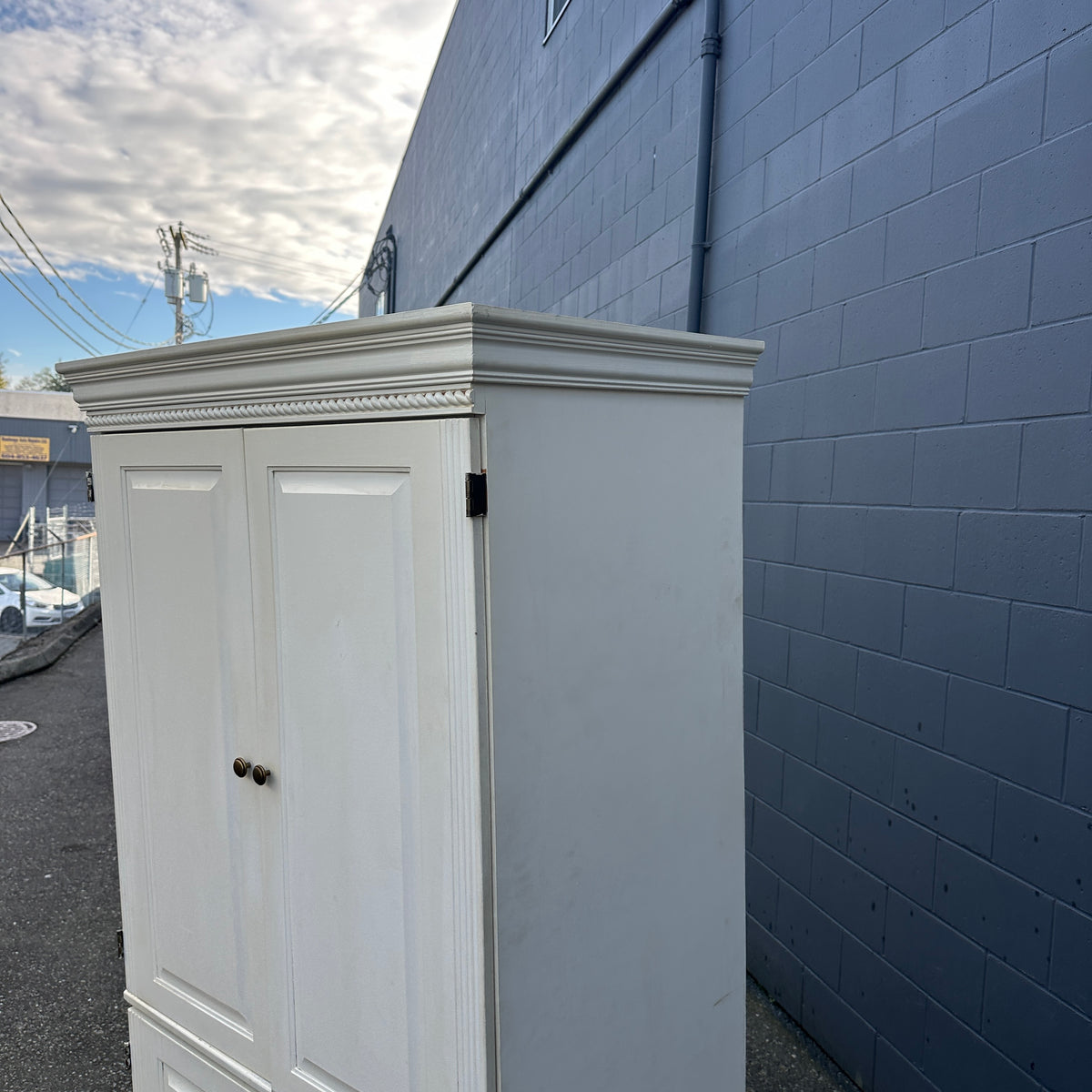White Storage Cabinet