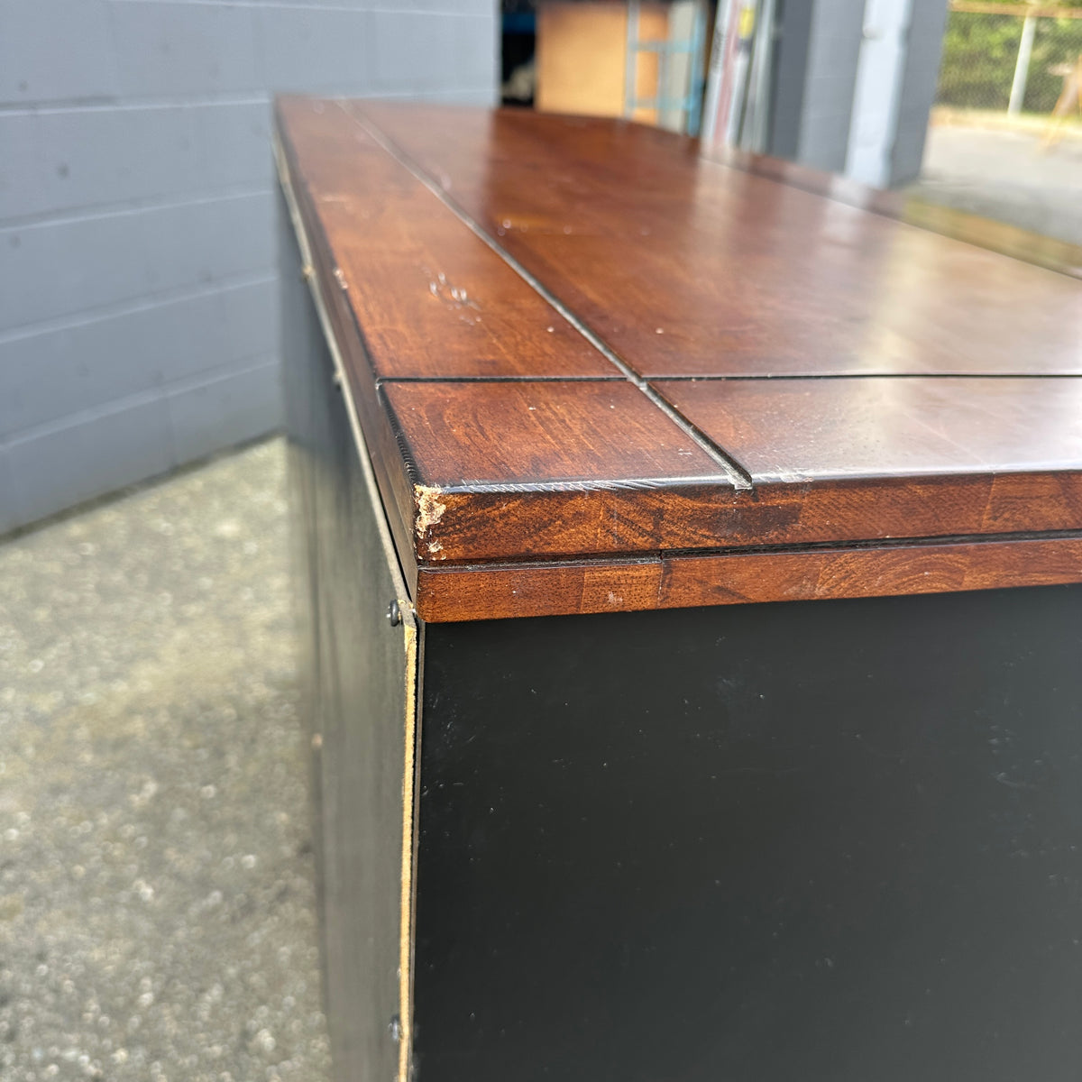 Black Wood Wine Sideboard
