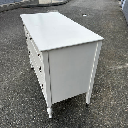 Beach White Antique Dresser