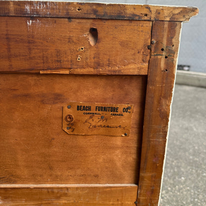 Beach White Antique Dresser