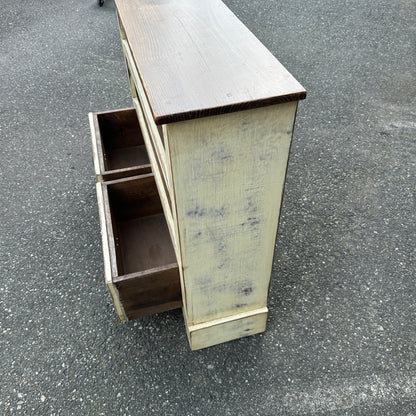 Farmhouse Solid Wood Bookcase Cabinet