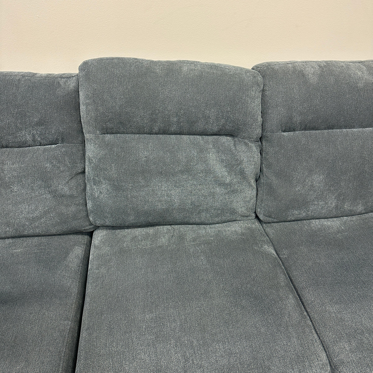 Grey Pull-Out Sleeper Sectional with Storage