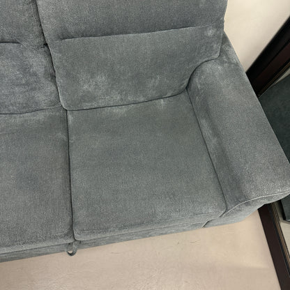 Grey Pull-Out Sleeper Sectional with Storage