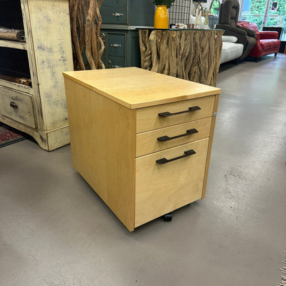 Rolling 3 Drawers Office Cabinet