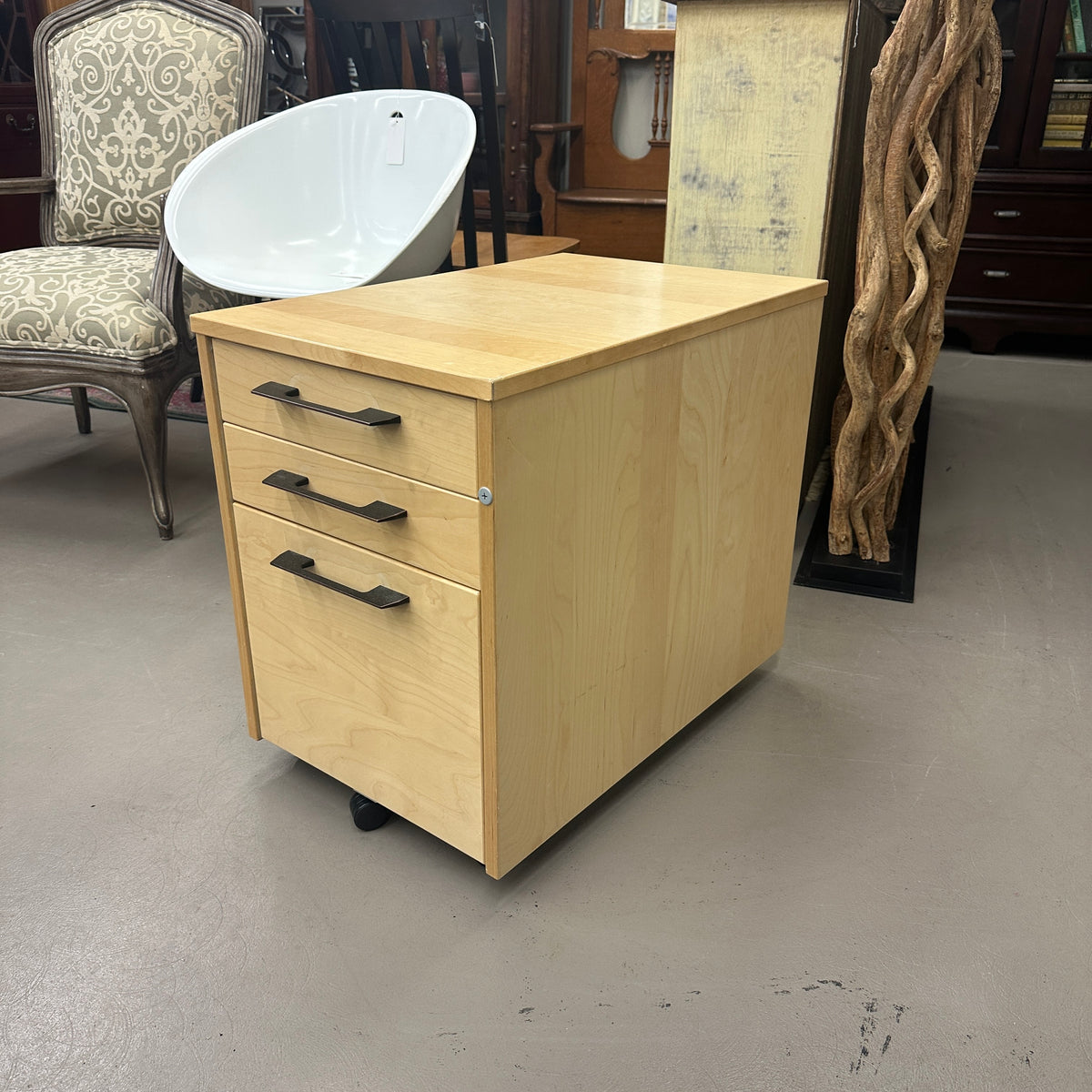 Rolling 3 Drawers Office Cabinet